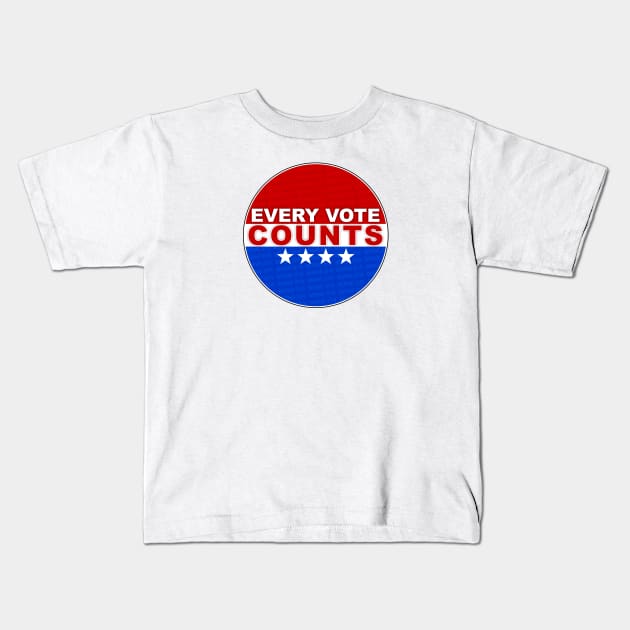 Every Vote Counts - Bernie 2016 Kids T-Shirt by OfficialSupply
